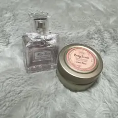 Dior香水 ブルーミングブーケ＆SABON ボディースクラブ グリーンローズのサムネイル