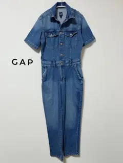 GAP ギャップ デニム ジャンプスーツ オールインワン サイズ2