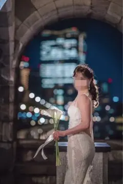 ホワイトカラー　ブーケ　結婚式　前撮り　フォトウェディング　白