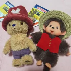 新品】モンチッチ×ルフィ・チョッパーぬいぐるみ2体セット - メルカリ