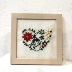刺繍フレーム　クリスマス