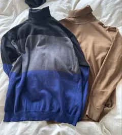 8000円相当UNIQLO & +J 上質メリノウールタートルネック 2点セット