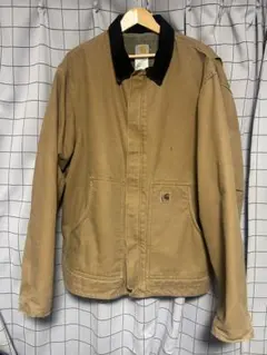 希少 カーハート ダックジャケット J164CML キャメル 古着 XL 米国