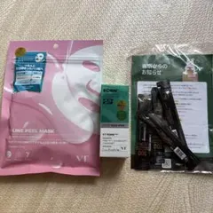 VT　Vラインピールマスク　7枚入り& PDRN シカリードル　セラム　➕おまけ