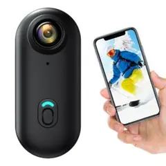 LHY 4Kアクションカメラ 120度広角小型ウェアラブル ビデオカメラ