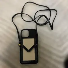 CELINE スマホケース ストラップ付き