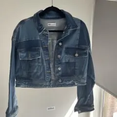 ZARA デニムクロップドジャケット M
