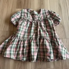 RAG MART チェック柄ワンピース 80cmのサムネイル