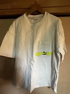 最安値美品送料無料PUMA ポケット付きホワイトTシャツビッグシルエット