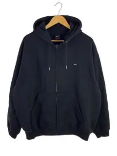 HUF ZIP HOODIE ジップアップパーカー ブラック Mサイズのサムネイル