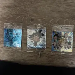 ドラゴンボールウエハースシール3枚セット