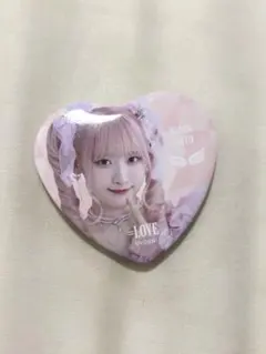 イコラブ 齋藤樹愛羅 缶バッジ ハート