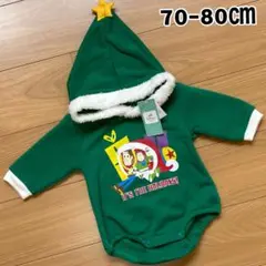 新品 ロンパース ベビー服 70 80 サンタ トイ・ストーリー サンタクロース