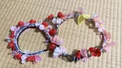 花飾り・花冠2個セット