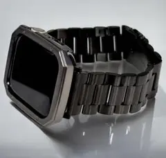 b★アップルウォッチバンド　ステンレスベルト　Apple Watchカバー