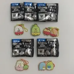 すみっコぐらしのぷっくりラバーマスコット第2弾【5個セット】A