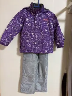 JoyRide 子供用スキーウェアセット 紫色　120