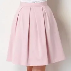 お値下げ！女性誌掲載商品JUSGLITTY デザインタックスカート（黒）【美品】