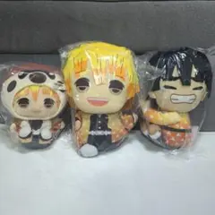 鬼滅の刃　我妻善逸　ぬいぐるみ　3点セット