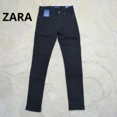 【新品】ZARA MAN ザラマン HWテーパードブラックスキニーデニムパンツ