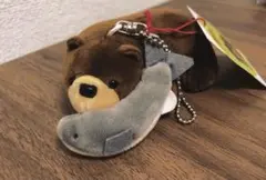 【新品_匿名配送】北海道限定　木彫りの熊　マスコットチェーン