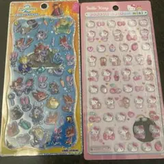 ズートピア　ハローキティ プチドロ　ボンボンドロップシールミニ