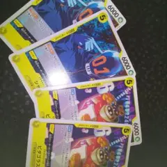 シャカ×2枚  ピタゴラス×2枚 ONE PIECEカード