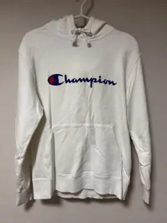 最終値下げ　Champion ホワイトパーカー Lサイズ