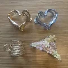 即日発送！新品未使用ヘアクリップ4点セット