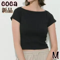 coca/リブワイドネックTシャツのサムネイル