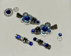 冬の訪れを感じるようなヘアピンセット(冬の夜空ver)