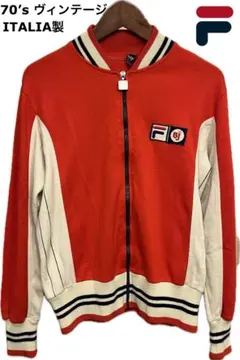 カズちん FILA ジップアップジャケット レッド/アイボリー 楽天市場】フィラ セットアップ メンズ（スポーツ・アウトドア