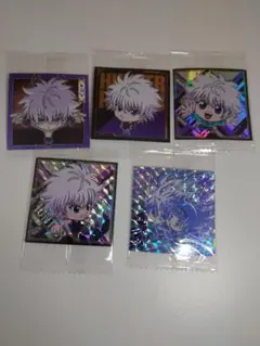 ハンターハンターウエハース 第4弾　キルア　5枚セット