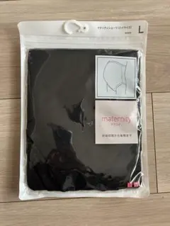 【ユニクロ】マタニティショーツハイライズ L ブラックのサムネイル