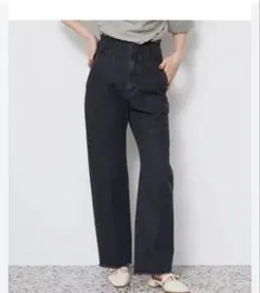 mysty woman デニムハイウエストパンツ Mサイズのサムネイル