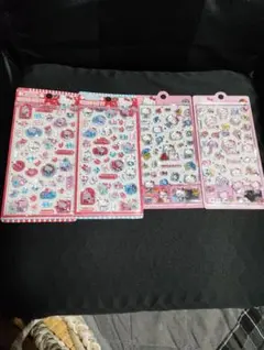 ハローキティ 立体シール 3シートセット