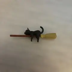 ふちねこ 黒猫 ミニチュア フィギュア 魔法使い ハロウィン カフェベローチェ
