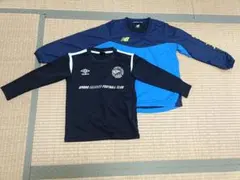 サッカー☆キッズ130　New Balance ピステ、umbro 長袖シャツ
