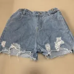 ANAPダメージ加工 ハーフパンツ