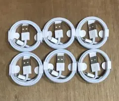 iPhone ライトニングケーブル　USB 1m 携帯　充電器　ケーブル 6