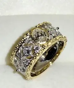 最終価格 スタージュエリー K18/Pt950 リング VINTAGE LACE - メルカリ