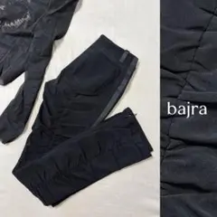 bajra バジュラ zip バックギャザー　ハイテンション　伸縮 パンツ 黒のサムネイル
