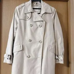 ROPE トレンチコート　ベージュ　ロング　ベルト　ポケット　ライナー　38