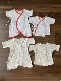 新生児　ベビー　スヌーピー短肌着コンビ肌着　4点セット　50-60サイズ