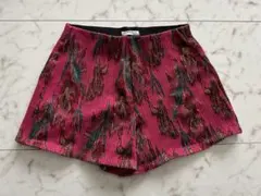 ZARA キュロットショートパンツ　秋柄