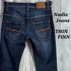 ヌーディージーンズ Nudie Jeans THIN FINN ダークブルー