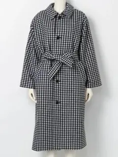 ミラオーウェン　ギンガムチェックコート