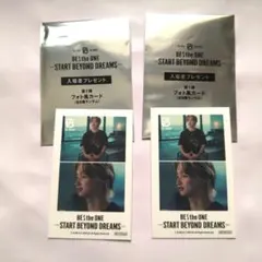 BE:FIRST ジュノン 2枚　映画　入場特典　第1弾　フォト風カード