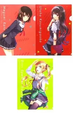 冴えない彼女の育てかた クリアファイルセット AnimeJapan 2018 - メルカリ