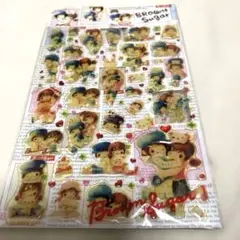 BROWN SUGAR キャラクターぷっくりシール　平成レトロ　当時物